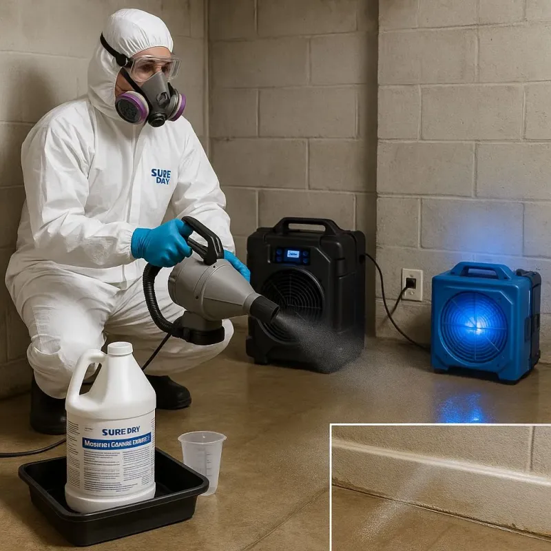 Sanitization and Odor Removal process in Collinwood, OH