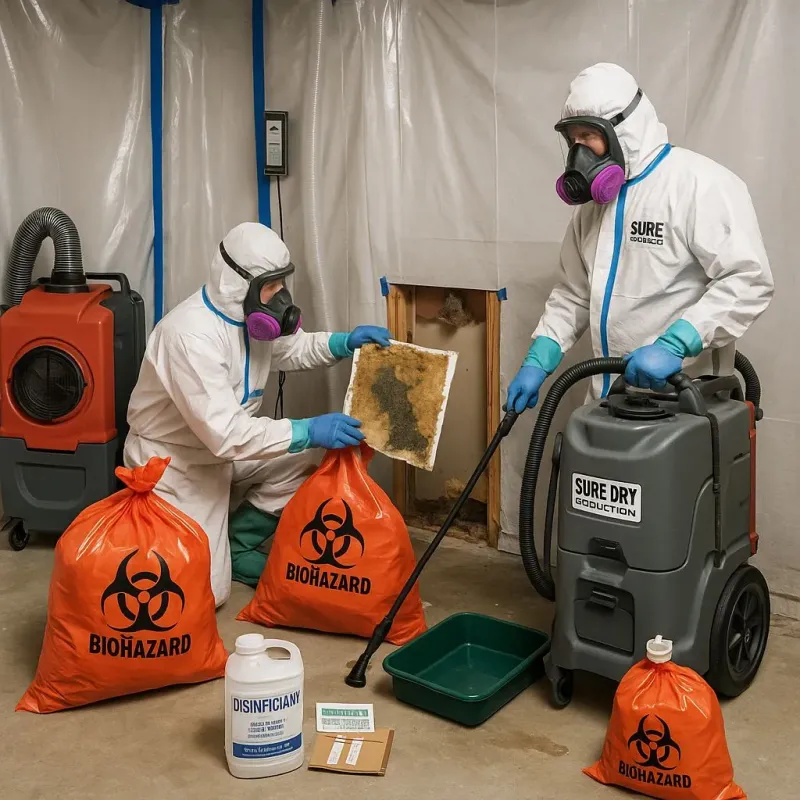 Contaminated Water Handling Protocols process in Collinwood, OH