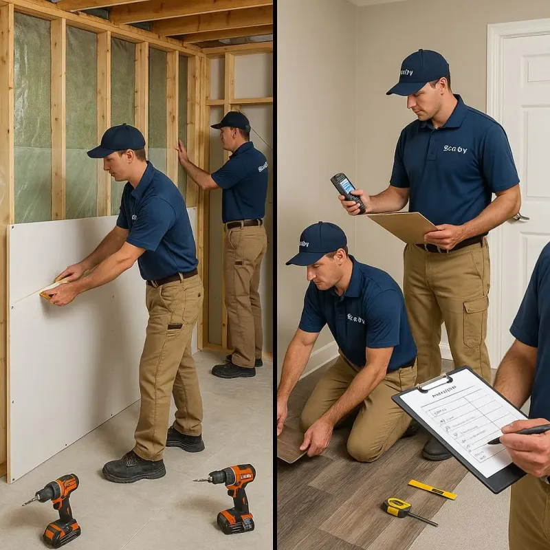 Repairs and Reconstruction process in Collinwood, OH